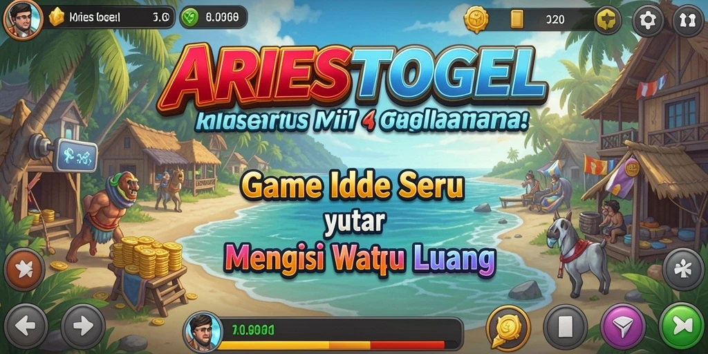 Tampilan gameplay ARIESTOGEL yang seru dan menarik.