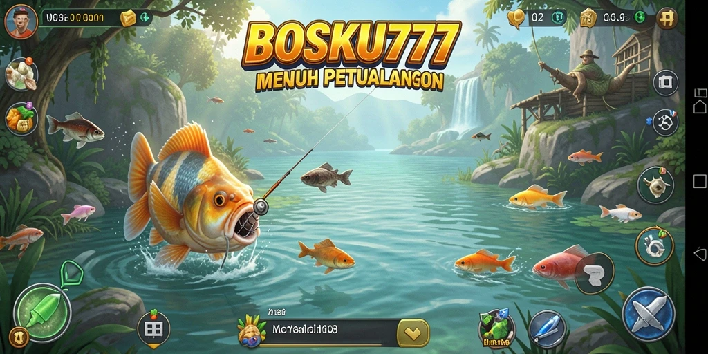 Tangkapan ikan besar dalam gameplay menarik BOSKU777.