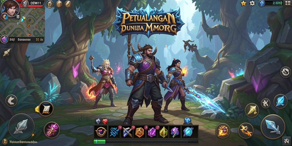 Gameplay seru DEWI11 dengan aksi bertarung yang menakjubkan.