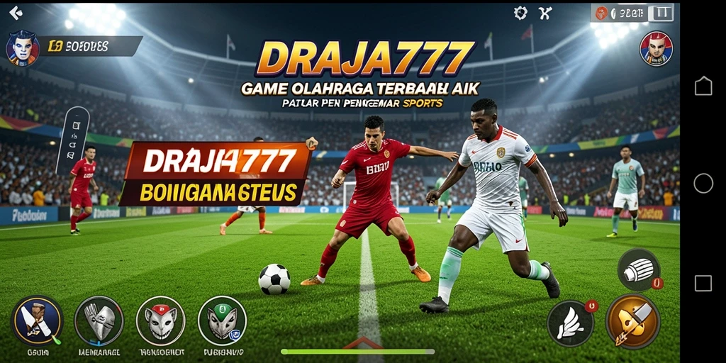 Tangkapan layar menunjukkan momen seru dalam permainan olahraga.