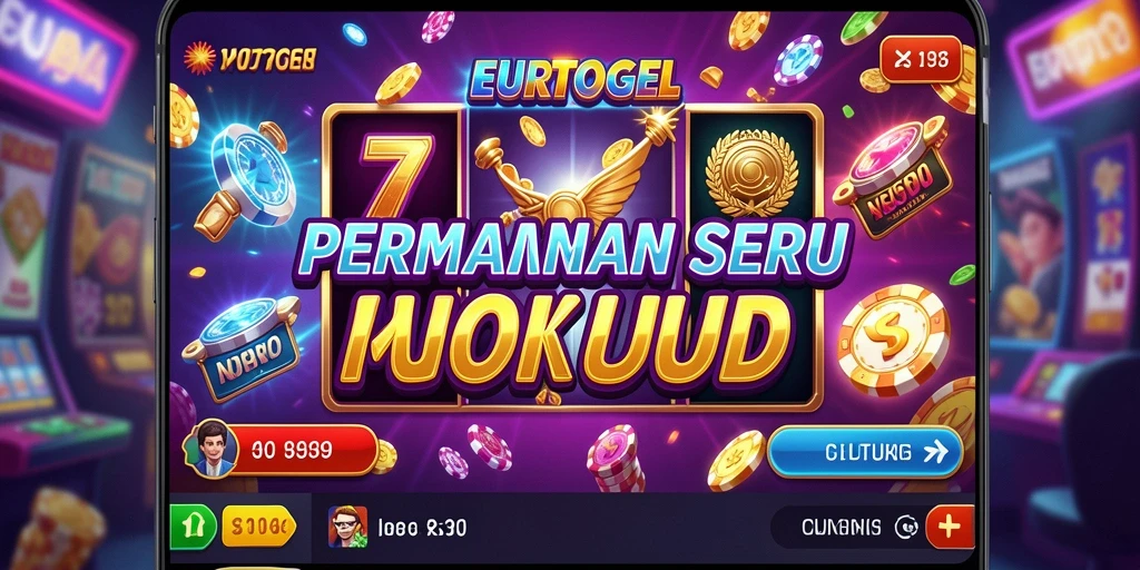 Tampilan menarik dari gameplay Slot di EUROTOGEL.