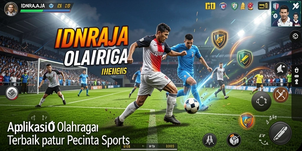 Screenshot utama IDNRAJA menampilkan gameplay seru di berbagai cabang olahraga.