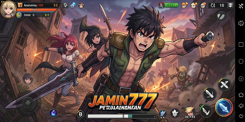 Tampilan gameplay menyenangkan dan interaktif dalam JAMIN777.