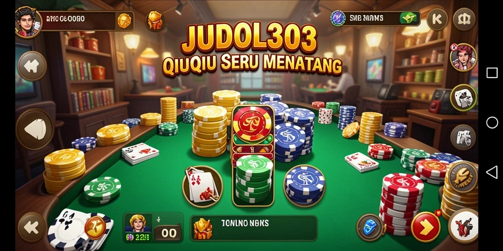 Tampilan gameplay seru dari JUDOL303 dengan aksi QiuQiu.