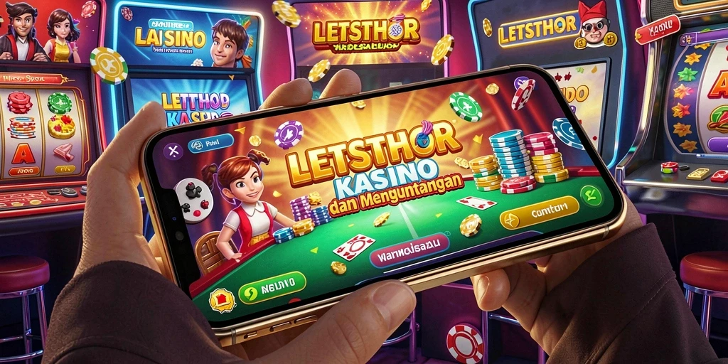 Tampilan gameplay LETSTHOR yang menegangkan dan penuh aksi.