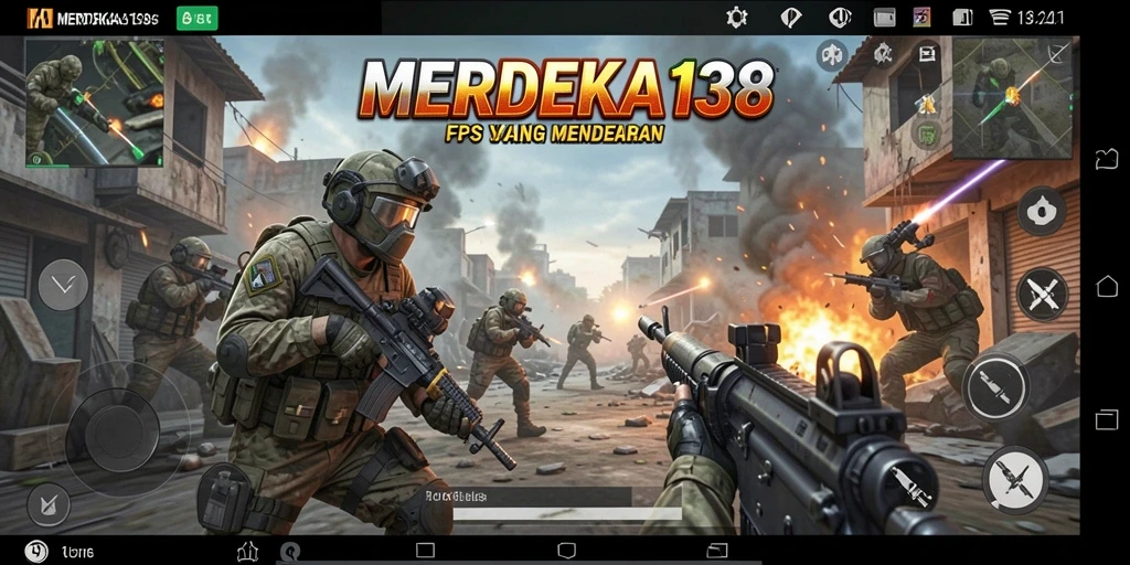 Gameplay MERDEKA138 yang mendebarkan dalam pertempuran FPS