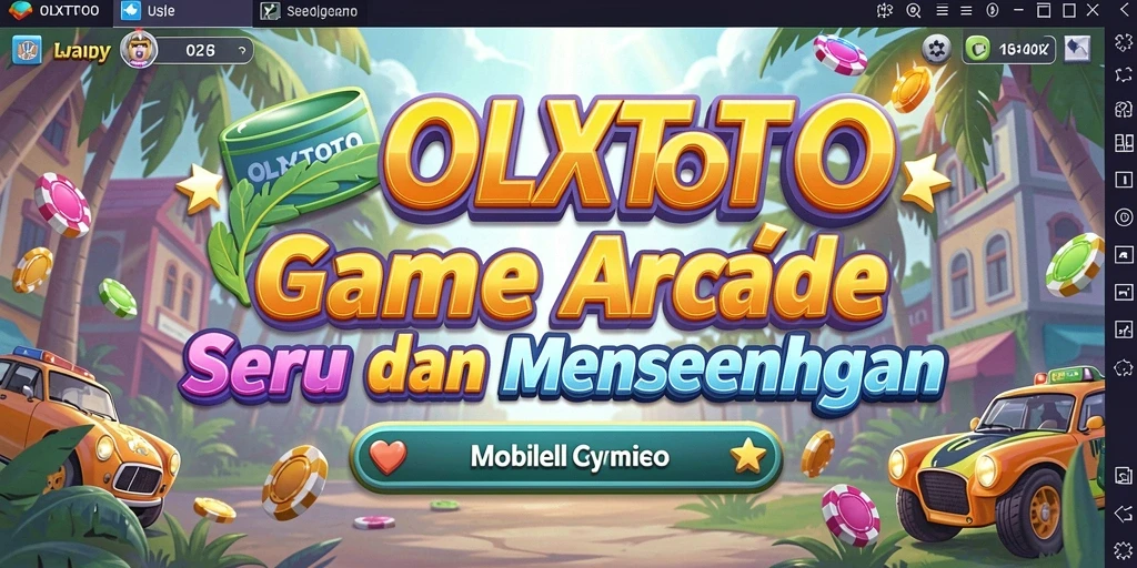 Tampilan gameplay OLXTOTO yang penuh dengan aksi dan keseruan Arcade.