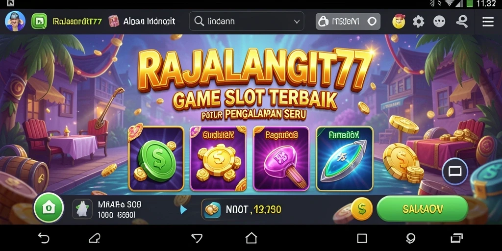 Tampilan gameplay seru dan menarik dari RAJALANGIT77.