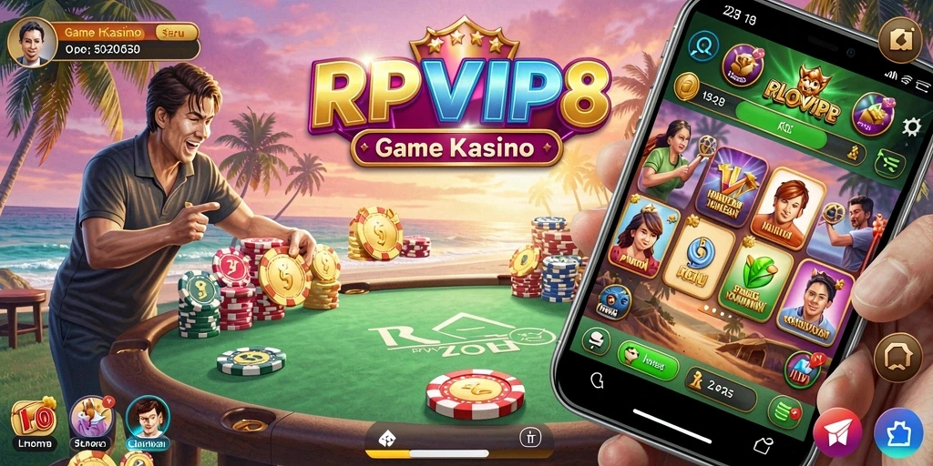 Tampilan gameplay menarik di RPVIP8 dengan banyak pilihan permainan kasino.