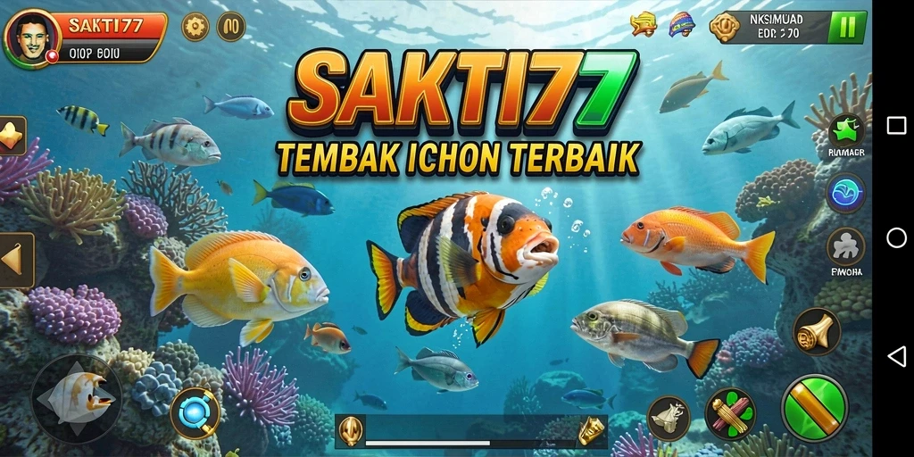 Tampilan menembak ikan yang seru dan menarik di SAKTI77.