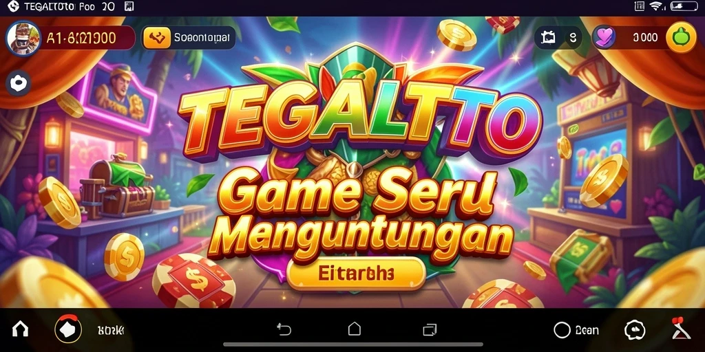 Screenshot gameplay TEGALTOTO yang menggambarkan keseruan Slot.